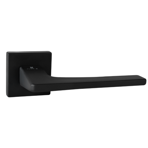Ручка Ilavio, 2846, на квадратній розетці, чорний матовий